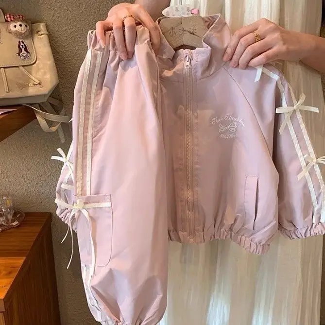 Baby Clothing Bundles - Korean-Style Girls' 2-Piece Set - Bow