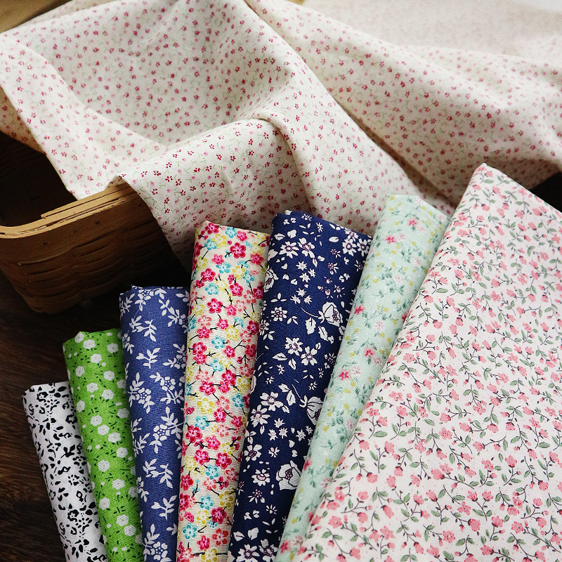 Baby Clothing Sewing - Pure Cotton Printed Fabric Idyllic Little