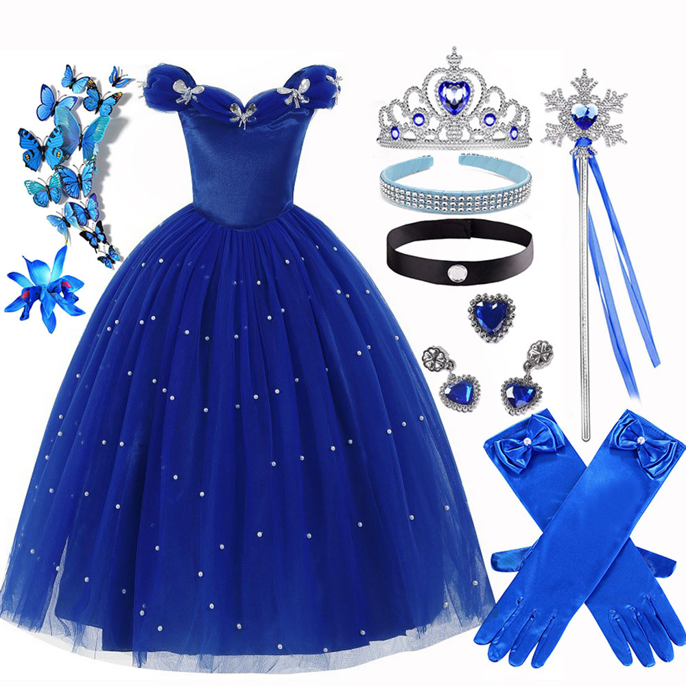 Baby Clothing Discount - Summer Christmas Luxury Cinderella Clothes For
