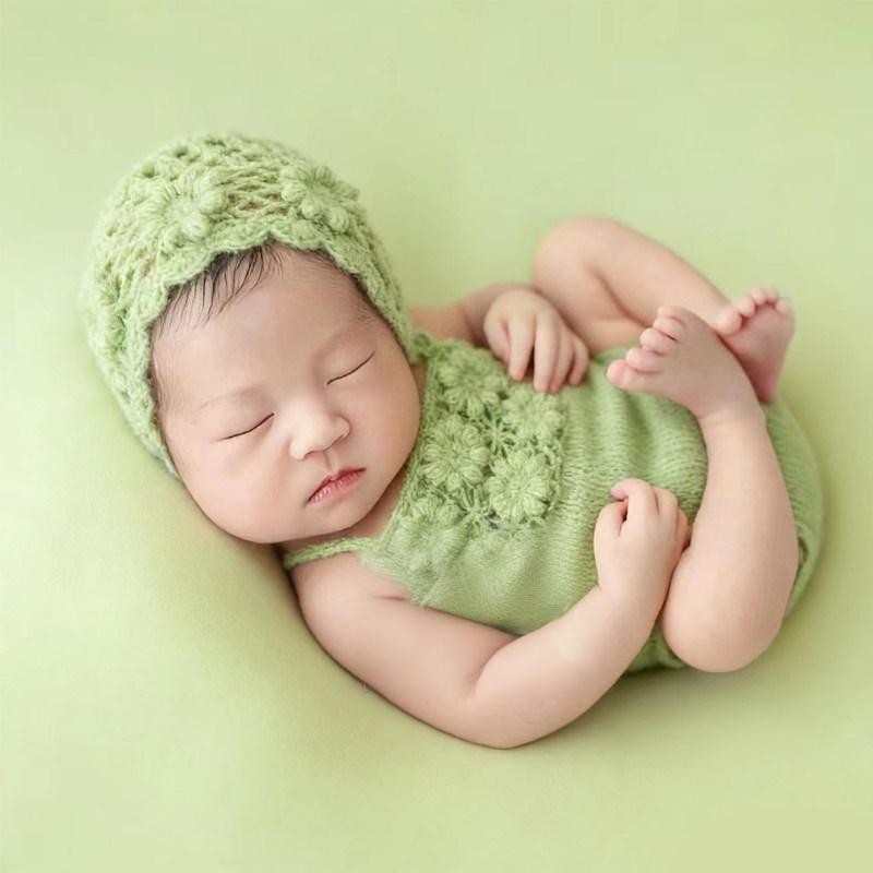 Romper Onesie Baby - 2026 Newborn Mohair Romper Photography Props,