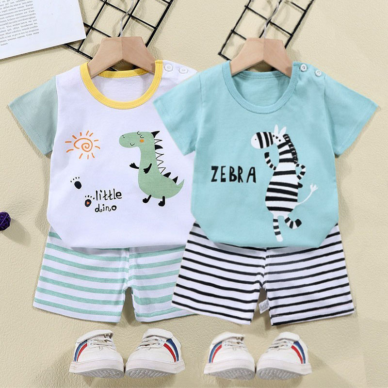 Cotton Tees+Shorts 2-piece Tra - Baby Clothing Bundles review and price