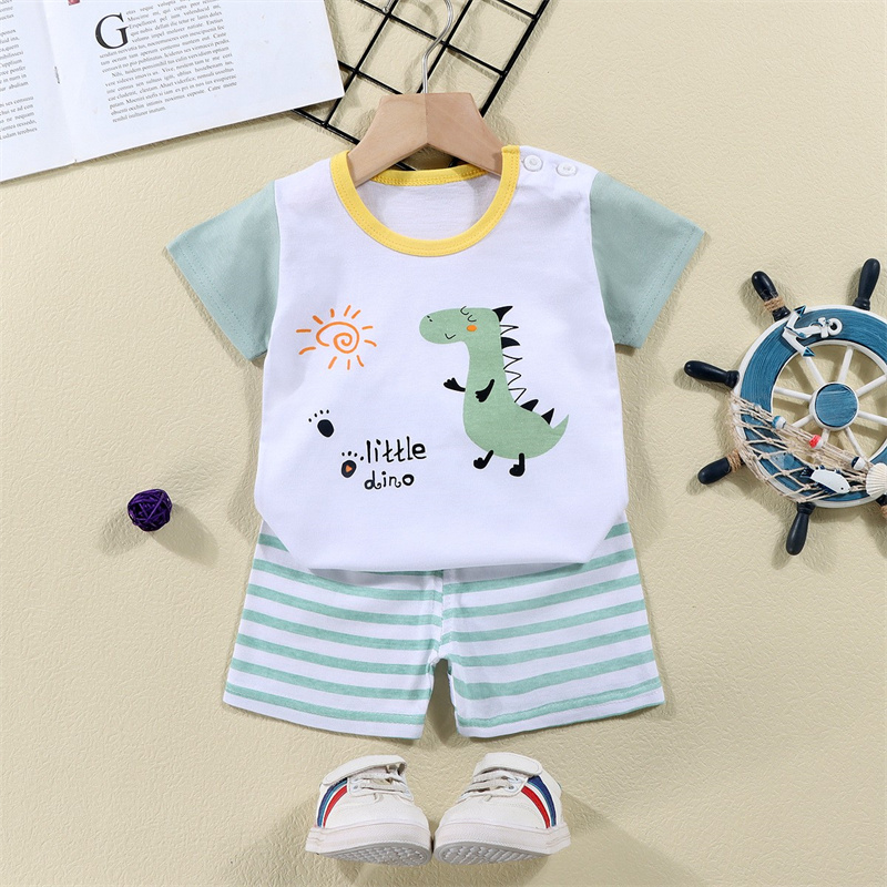 Cotton Tees+Shorts 2-piece Tra - Baby Clothing Bundles review and price