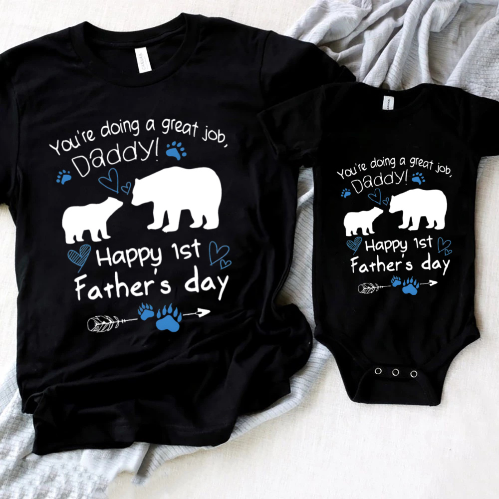 Happy First Father's Day Famil - Romper Onesie Baby review and price
